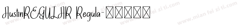 AustinREGULAR Regula字体转换